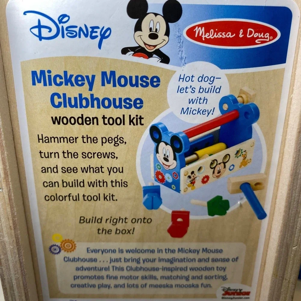 Disney‎ Mickey Mouse Clubhouse Wooden Tool Kit Melissa & Doug Missing Piece